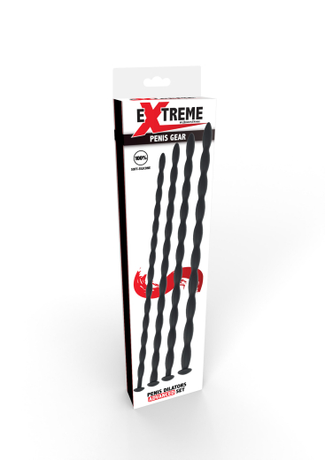 Dilator-Set 4er gewellt 7-10mm Silikon biegsame Harnröhrenstifte von HIDDEN DESIRE günstig kaufen