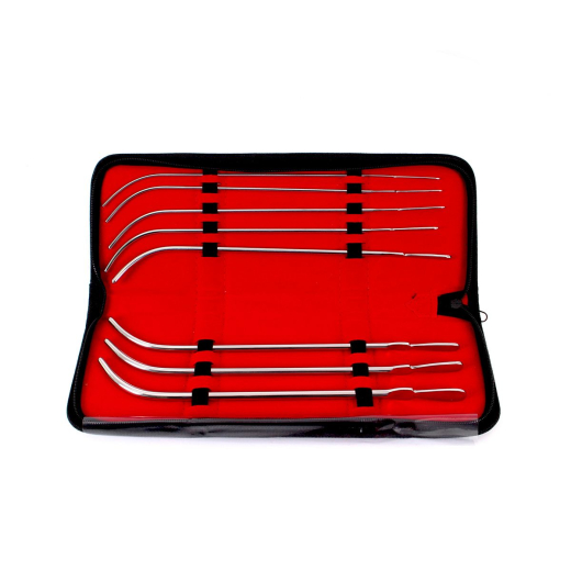 Dilator Sounds Kit 8 Pc. van Buren Stainless Steel small medical Devices for Urethral stretching in French Sizes 8-22 buy