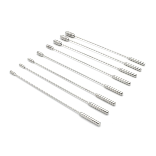 Dilator Set Bakes geriffelt 8-teilig Edelstahl 7-14mm mit stark stimulierenden gerippten Olivenspitzen kaufen
