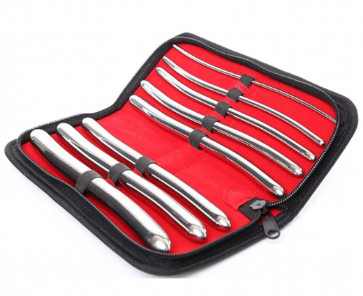 Kit de dilatateurs Hegar 8 pièces double taille en acier inoxydable