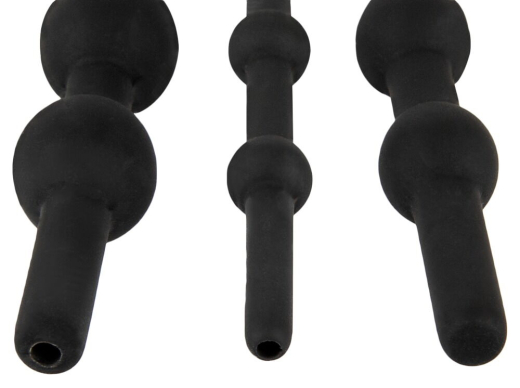 Dilator-Set m. Kugeln 3er Silikon 2x hohl 1x massiv 7mm 10mm 12mm biegsam von PENISPLUG günstig kaufen