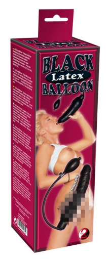 Godemiché gonflable Black Latex Balloon