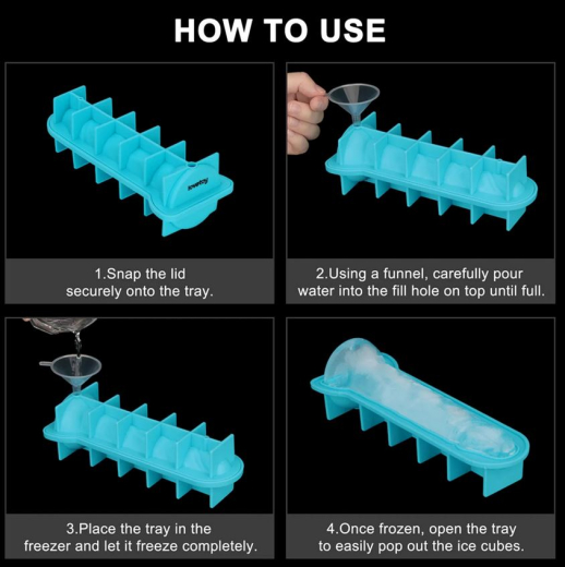 Dildo Eiswürfel Gussform Realistic Penis von LOVETOY günstig kaufen