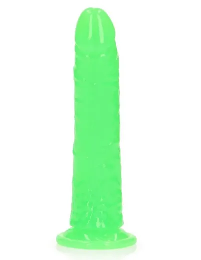 Dildo fluoreszierend Realistic slim Dong 7-Inch grün 18cm x 3.5cm Harness kompatibel leuchtet im Dunkeln kaufen