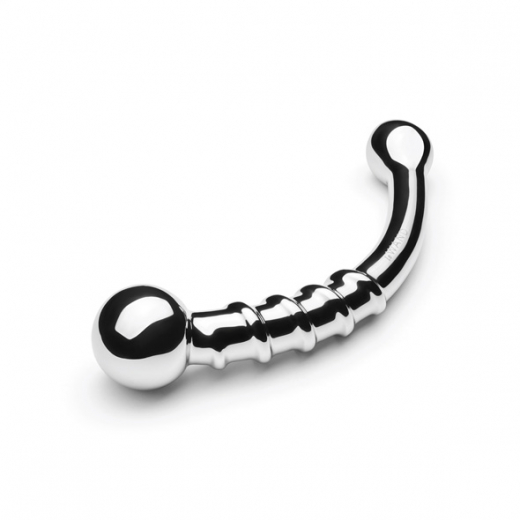 Dildo w. Bulbs spiral ribbed Le-Wand Bow Stainless Steel
