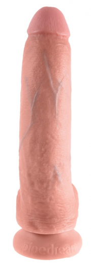 Dildo m. Hoden King Cock 9 Inch Balls haut
