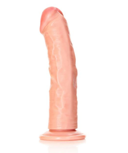 Dildo m. Saugfuss Curved Realistic 8-Inch haut
