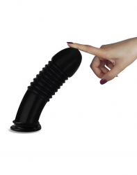 Dildo w. Suction Cup ribbed King Sized 8.8-Inch