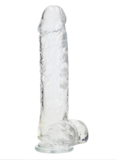 Godemiché avec ventouse Realistic Cock 10-Inch transparent