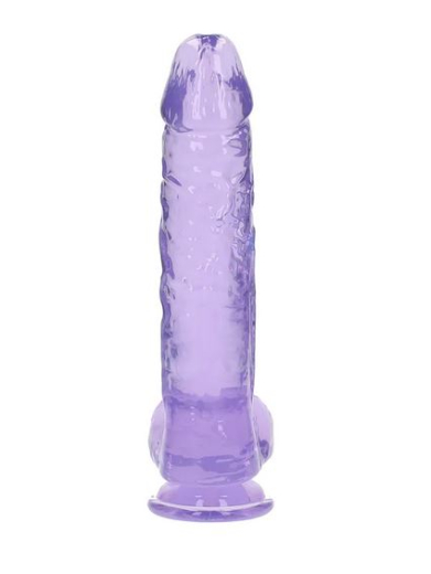 Dildo m. Saugfuss Realistic Cock 10-Inch violett mit Hodensack 25.4cm x 6cm einführbar TPE günstig kaufen
