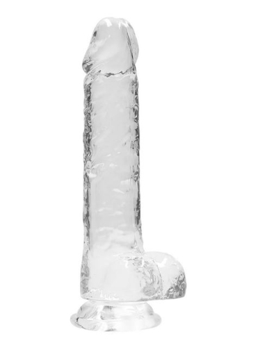Dildo m. Saugfuss Realistic Cock 8-Inch transparent
