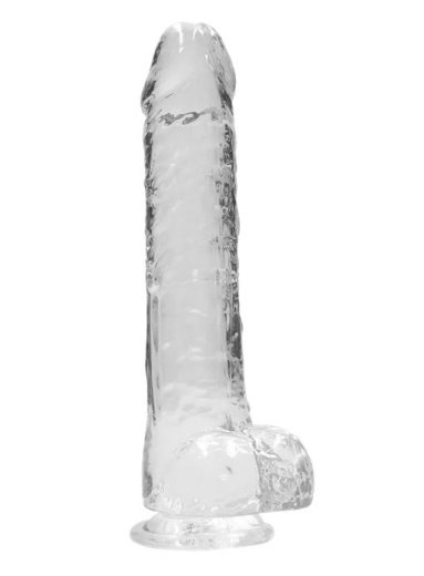Dildo m. Saugfuss Realistic Cock 9-Inch transparent