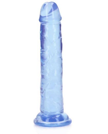 Dildo m. Saugfuss Realistic Dong 6-Inch blau 2.8cm Durchmesser lebensechtes TPE Strap-On kompatibel kaufen