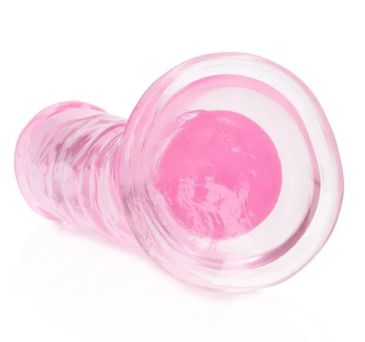 Dildo m. Saugfuss Realistic Dong 6-Inch pink 2.8cm Durchmesser TPE Harness kompatibel von REALROCK kaufen