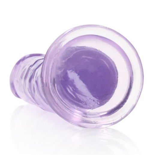 Dildo m. Saugfuss Realistic Dong 8-Inch violett 20cm x 4cm TPE Harness kompatibel von REALROCK günstig kaufen