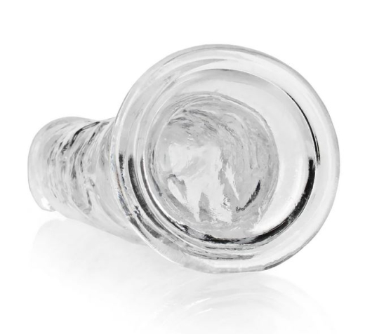 Dildo m. Saugfuss Realistic Dong 9-Inch transparent 23cm x 4.5cm einführbar lebensechtes TPE von REALROCK kaufen
