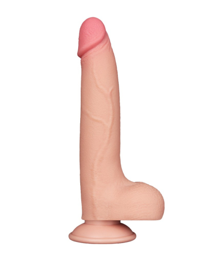 Dildo Sliding Skin 8.5-Inch slim m. abschraubbarem Saugnapf