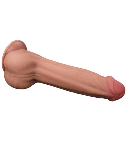 Dildo Sliding Skin Dual Layer King Sized 11.5-Inch