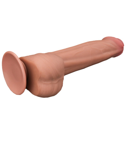 Dildo Sliding Skin Dual Layer King Sized 11.5-Inch