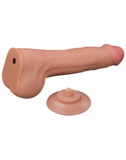 Dildo Sliding Skin Dual Layer King Sized 11.5-Inch