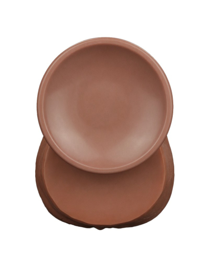 Dildo Sliding Skin Dual Layer King Sized 14-Inch braun