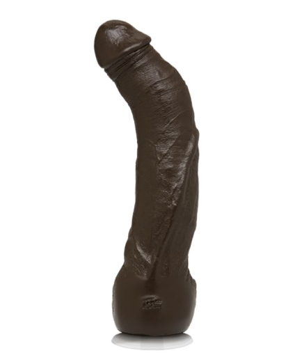 Dildo Vac-U-Lock Black Thunder FirmSkyn 12-Inch Pornostar-Peniskopie mit abnehmbarem Saugfuss kaufen