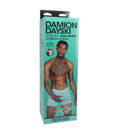Dildo Vac-U-Lock Damion Dayski UltraSkyn 12-Inch Kopie des Pornostar-Penis mit Saugfuss von DOC JOHNSON kaufen