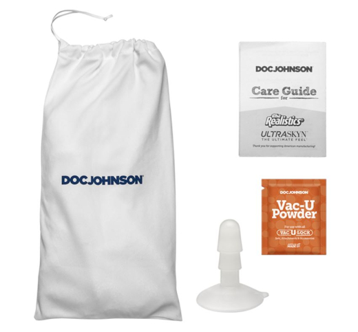 Dildo Vac-U-Lock Owen Gray UltraSkyn 9-Inch Pornstar Penis-Copy with Balls & Suction Base by DOC JOHNSON buy cheap