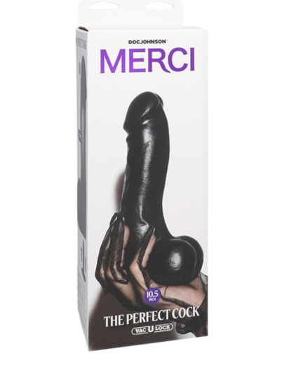 Dildo Vac-U-Lock Perfect Cock UltraSkyn 10.5-Inch 7cm Durchmesser mit Hodensack & Saugfuss von DOC JOHNSON kaufen