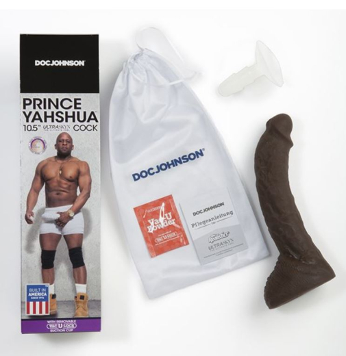 Dildo Vac-U-Lock Prince Yahshua UltraSkyn 10.5-Inch Pornostar-Penis mit Saugfuss von DOC JOHNSON kaufen