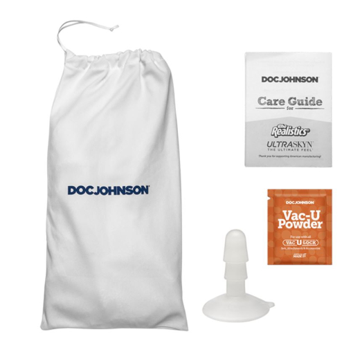 Dildo Vac-U-Lock William Seed UltraSkyn 8-Inch naturgetreue Kopie des Pornostar-Penis mit Hodensack günstig kaufen