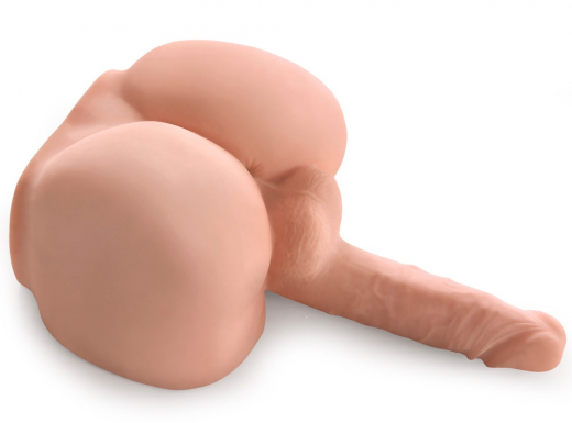 Dirty Talk interactive Bad-Boy Masturbator mit Penis & Hodensack mit Vibration Sensor-Stimmaktiviert kaufen