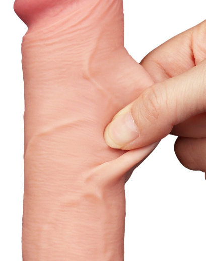 Dong Sliding Skin 8-Inch m. abschraubbarem Saugnapf