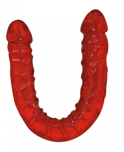 Double Dildo Jelly Ultra Dongs red
