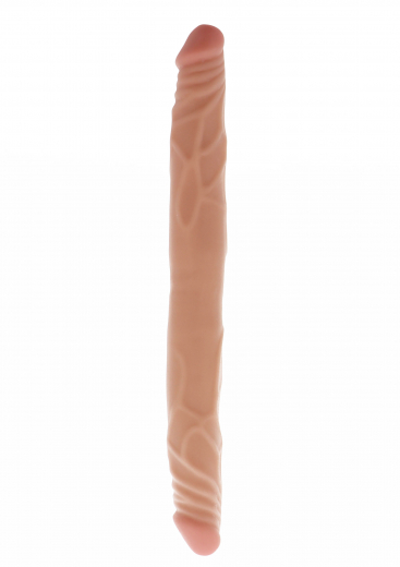 Doppeldildo m. Äderung ToyJoy Get-Real 14-Inch haut