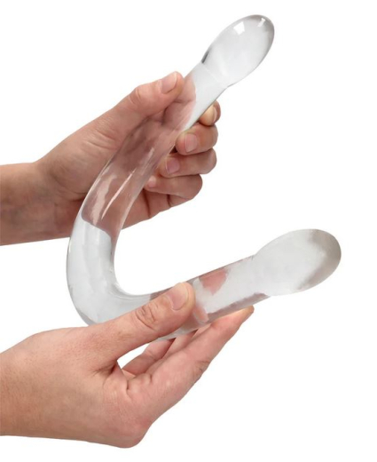 Doppeldildo Double Dong 17-Inch TPE transparent 42cm x 3.5cm super-weich & biegsam mit glatten Endstücken kaufen