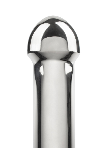 Stainless Steel Dildo Double Header 44cm long 3.8cm Diameter End-Balls slightly curved buy cheap