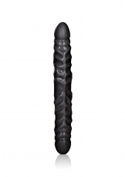 Double-Dildo 12 Inch veined Double Dong black