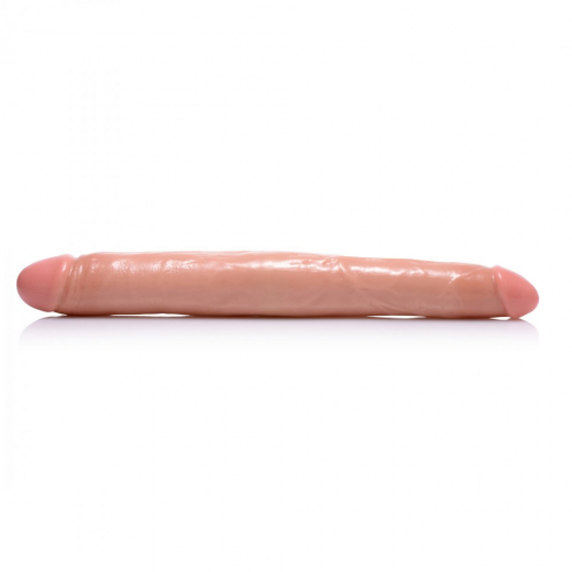 Doppeldildo Realistic 17.5 Inch Dong PVC hautfarben