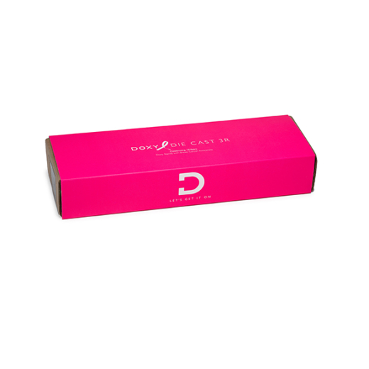 Wand Vibrator rechargeable Doxy 3R hot pink with powerful & deep Vibrations 4.5cm Massage Head by DOXY buy