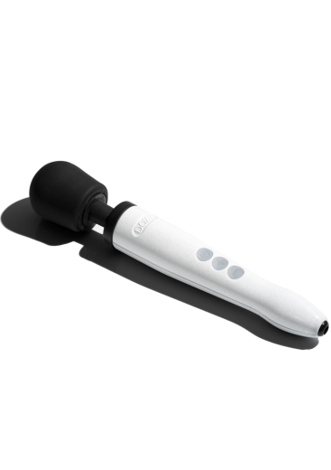 Doxy Die-Cast R Stabvibrator Aluminiumguss aufladbar weiss bis 9000 U/min 6cm Massagekopf von DOXY kaufen