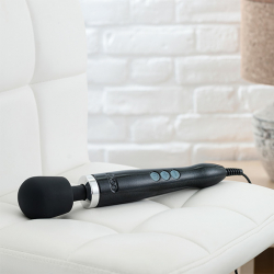 Doxy Stabvibrator Alu-Titan Legierung schwarz kraftvolle Tiefenvibrationen Stabmassagegerät grosser Massagekopf kaufen