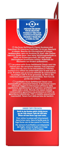 Durex Gefühlsecht Classic Kondome 20er Packung