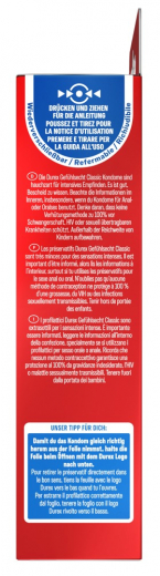 Durex Gefühlsecht Classic Kondome 8er Packung