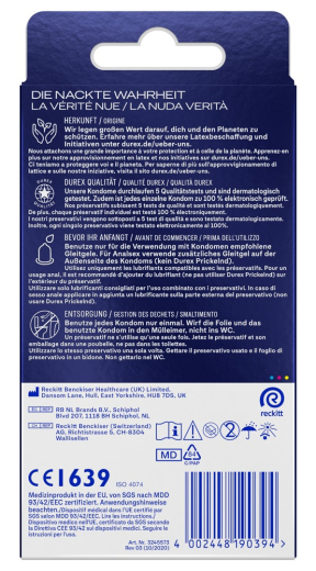 Durex Intense Orgasmic Kondome Rippen Noppen 22er Pack