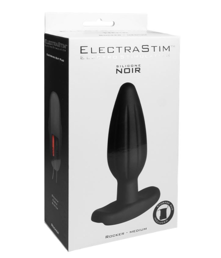 E-Stim Anal Plug Electrastim Rocker Silikon medium gerundete Form & Stimulationsrillen von ELECTRASTIM kaufen