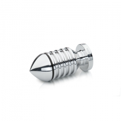 E-Stim Anal Plug gerippt Mystim Hector Helix small mit Reizrillen gerundete Spitze bipolare von MYSTIM günstig kaufen