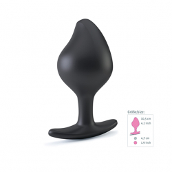 E-Stim Anal Plug Silikon Buttplug Rocking-Force large mit grossen Leitflächen 4.7cm Durchmesser von MYSTIM kaufen