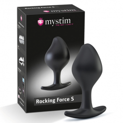 E-Stim Anal Plug Silikon Buttplug Rocking-Force small mittelgrosser Analplug tropfenförmige Elektrode kaufen