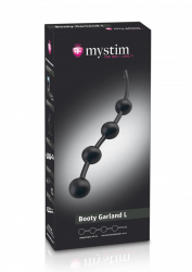 E-Stim Analkette Booty Garland Anal Chain large flexible Anal Elektrode mit rotierenden Innenkugeln von MYSTIM kaufen